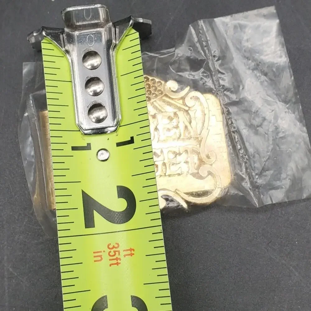 Vintage Golden Nugget Las Vegas Brass Money Clip Casino Souvenir New Old Stock